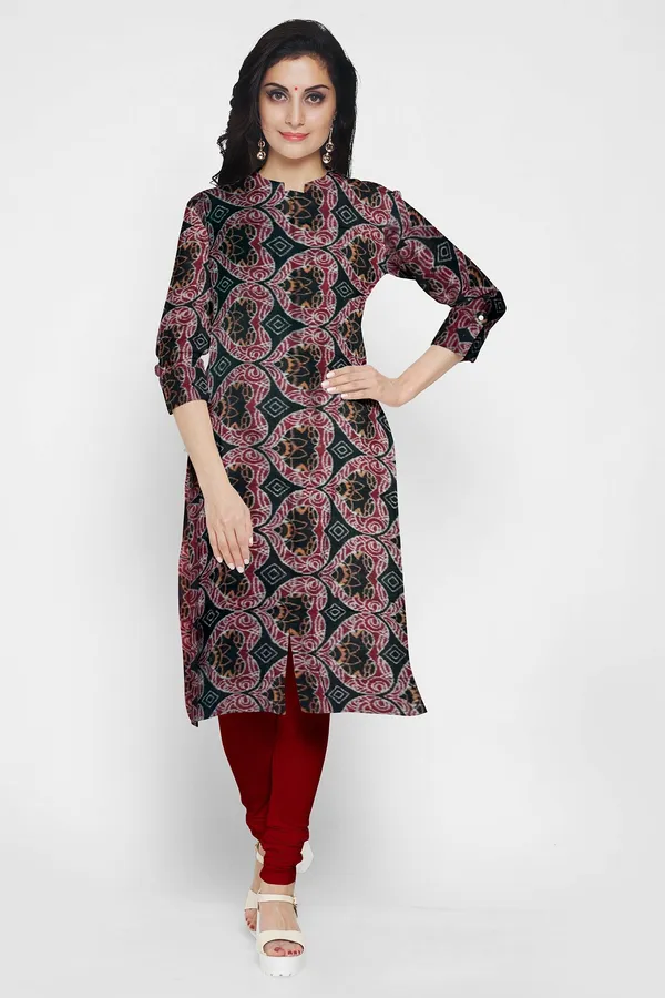 Black_Color_Top_With_Red_Color_Pant_&_Dupatta