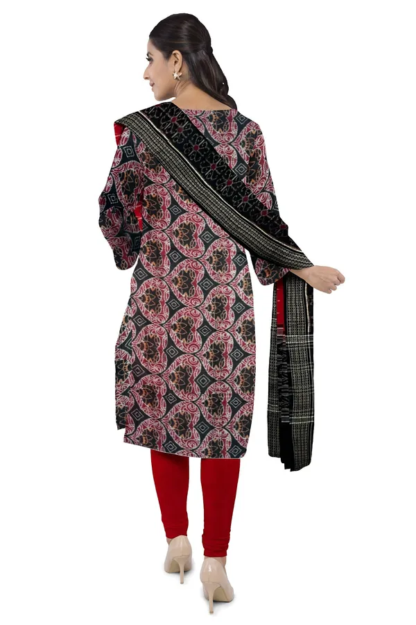 Black_Color_Top_With_Red_Color_Pant_&_Dupatta
