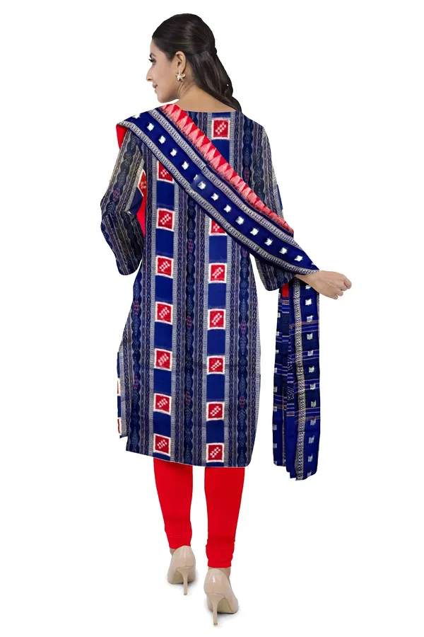 Blue_Color_Top_With_Red_Color_Pant_&_Dupatta