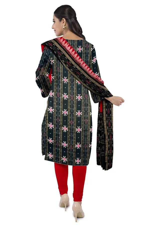 Black_Color_Top_With_Red_Color_Pant_&_Dupatta