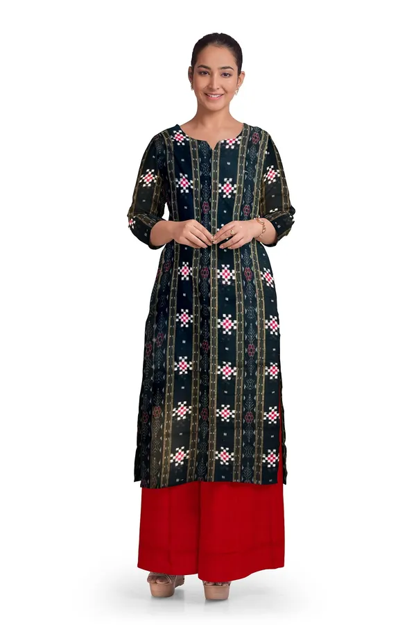 Black_Color_Top_With_Red_Color_Pant_&_Dupatta