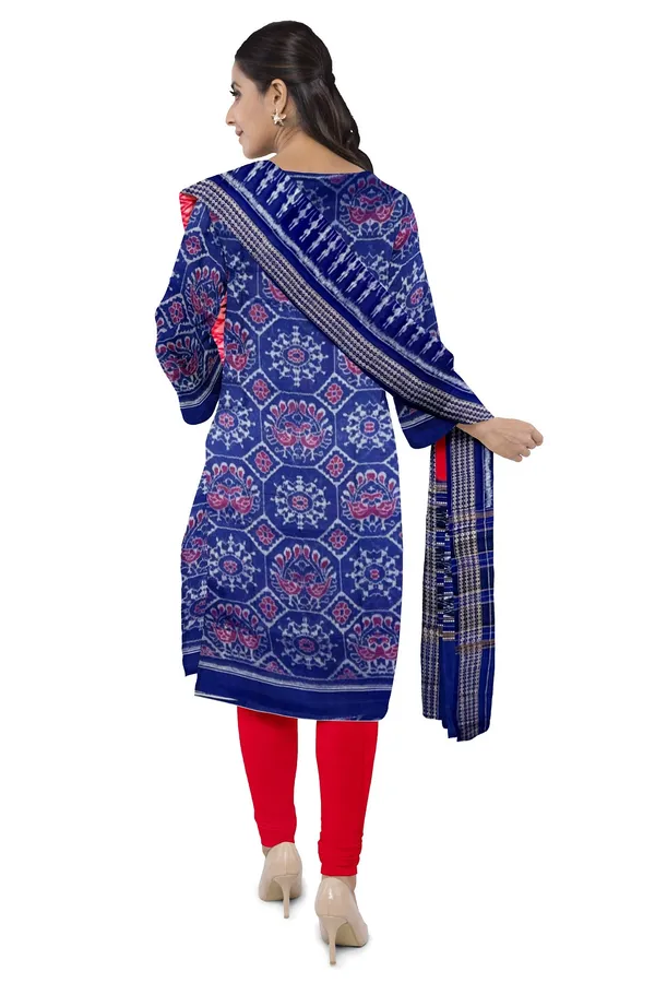 Blue_Color_Top_With_Red_Color_Pant_&_Dupatta