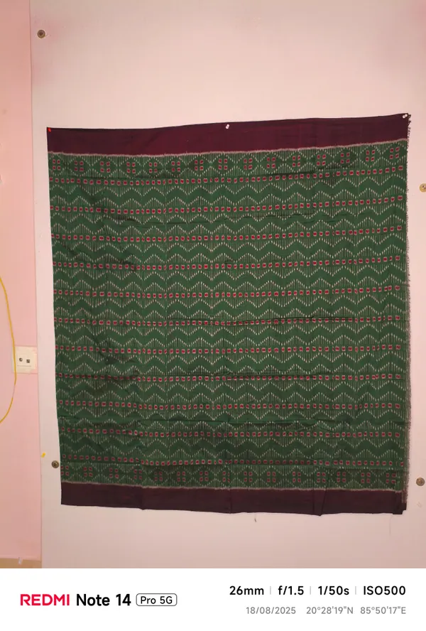 Green_Cotton_Body_Bandha_Shirt_Piece_For_Unisex