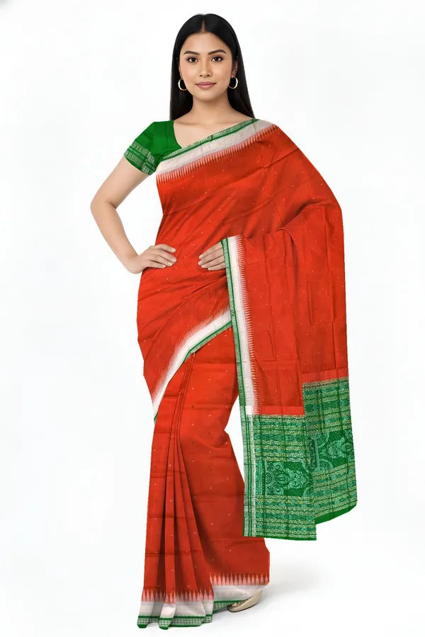 Double_Border_Bomkai_Pata_Saree_Silk