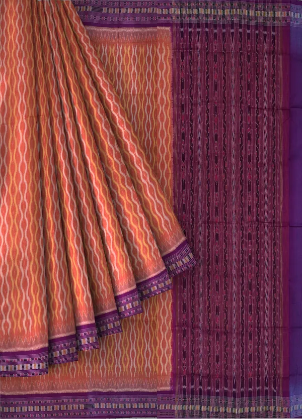 Deep_Rust_Cotton_Traditional_Body_Bandha_Handloom_Saree_For_Women
