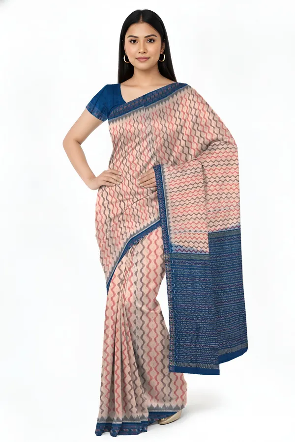 Chandan_Cotton_Traditional_Body_Bandha_Handloom_Saree_For_Women