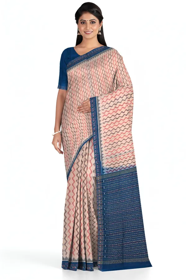 Chandan_Cotton_Traditional_Body_Bandha_Handloom_Saree_For_Women