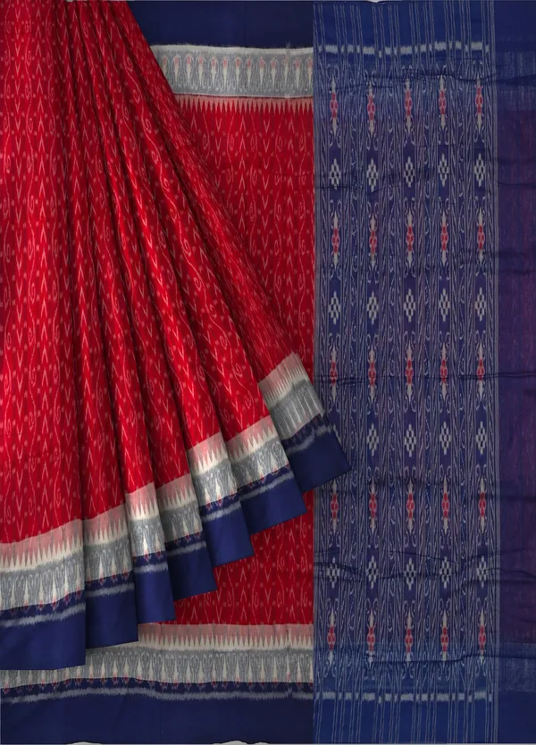 Red_Cotton_Handloom_Body_Bandha_Saree_For_Women