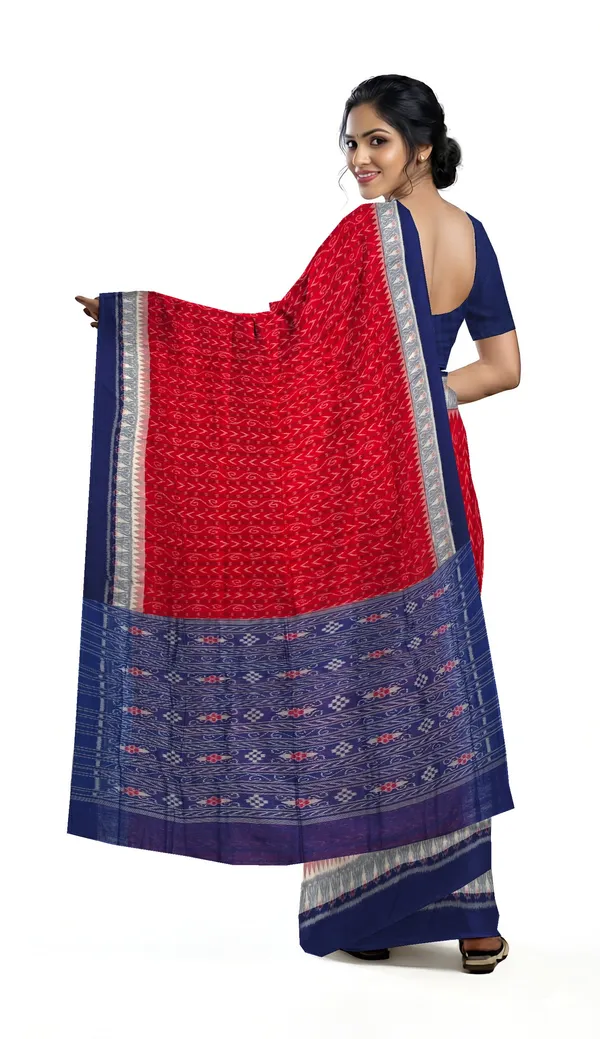 Red_Cotton_Handloom_Body_Bandha_Saree_For_Women