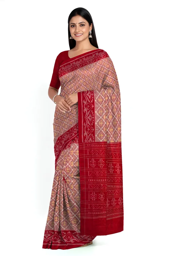 Red_Terracotta_Cotton_Bandha_Saree_For_Women