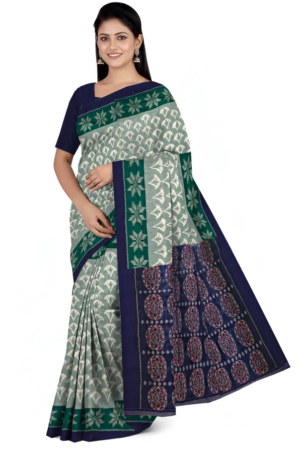 Light_Green_Cotton_Body_Bandha_Saree_For_Women
