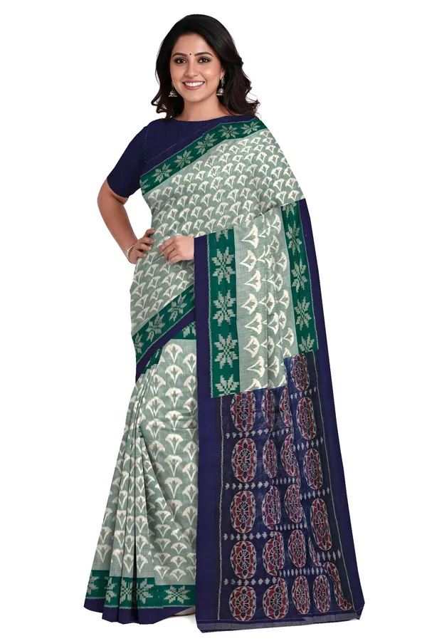 Light_Green_Cotton_Body_Bandha_Saree_For_Women