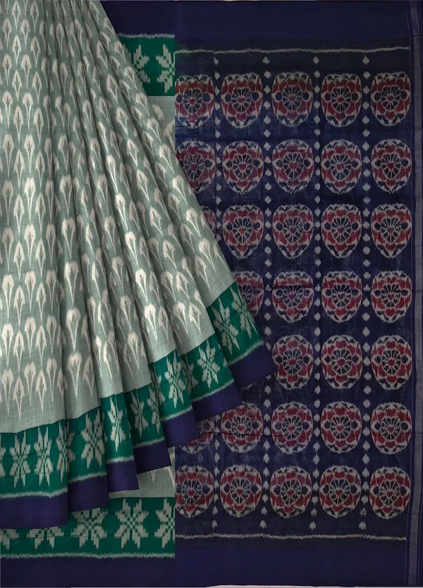 Light_Green_Cotton_Body_Bandha_Saree_For_Women