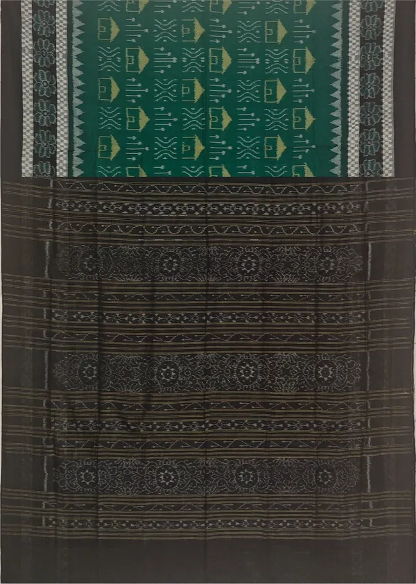 Green_Cotton_Handloom_Body_Bandha_Saree_For_Women