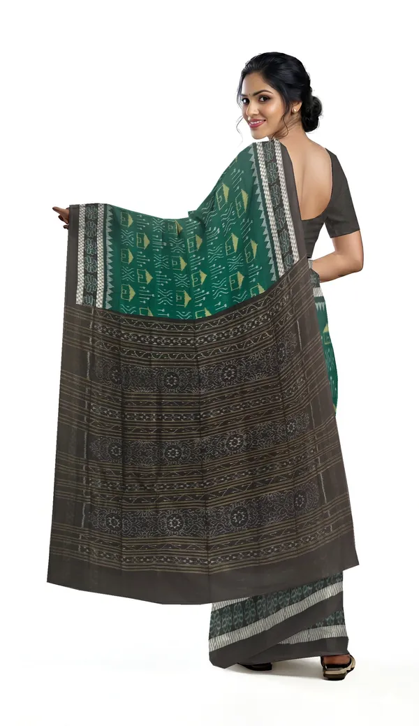 Green_Cotton_Handloom_Body_Bandha_Saree_For_Women
