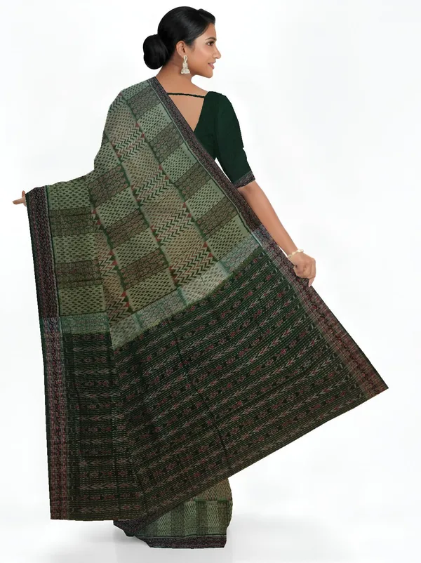 Light_Green_Cotton_Handloom_Body_Bandha_Saree_For_Women