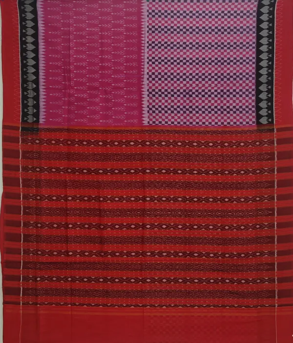 Mamey_Pink_Cotton_Handloom_Body_Bandha_Saree_For_Women