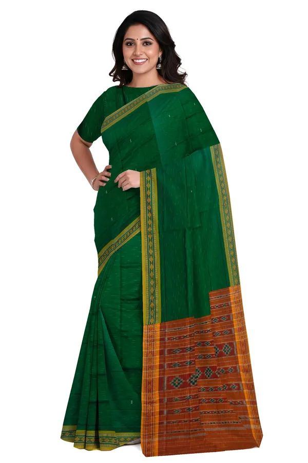 Bomkai_Border_Pasapalli_Saree_Cotton
