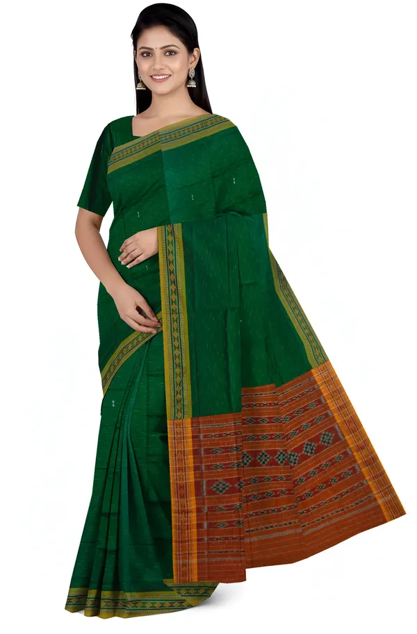 Bomkai_Border_Pasapalli_Saree_Cotton
