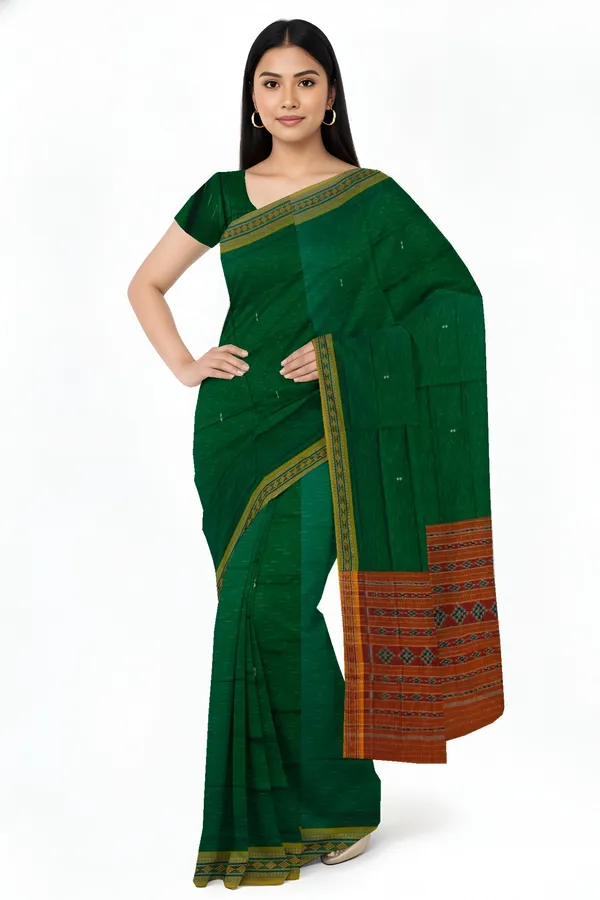 Bomkai_Border_Pasapalli_Saree_Cotton