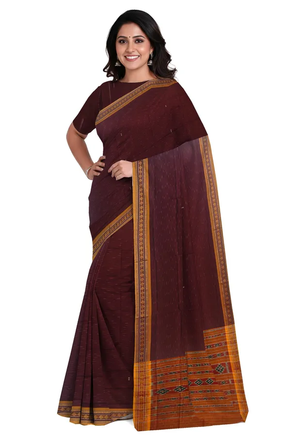 Bomkai_Border_Pasapalli_Saree_Cotton