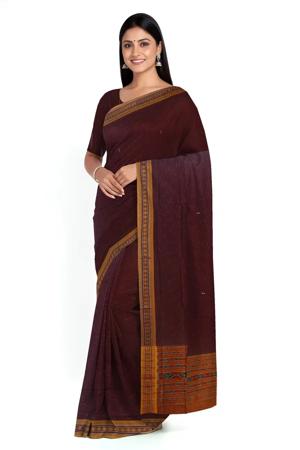 Bomkai_Border_Pasapalli_Saree_Cotton