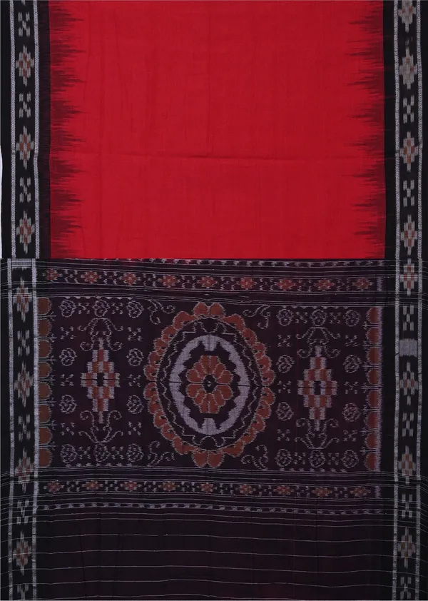 Red_Cotton_Mania_Bandha_Border_Pasapalli_Saree_For_Women