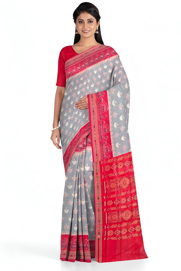 Blue_Violet_Cotton_Handloom_Mania_Bandha_Katiki_Saree_For_Women