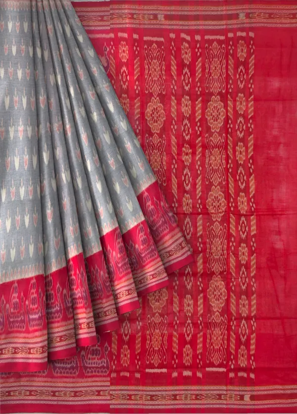 Blue_Violet_Cotton_Handloom_Mania_Bandha_Katiki_Saree_For_Women