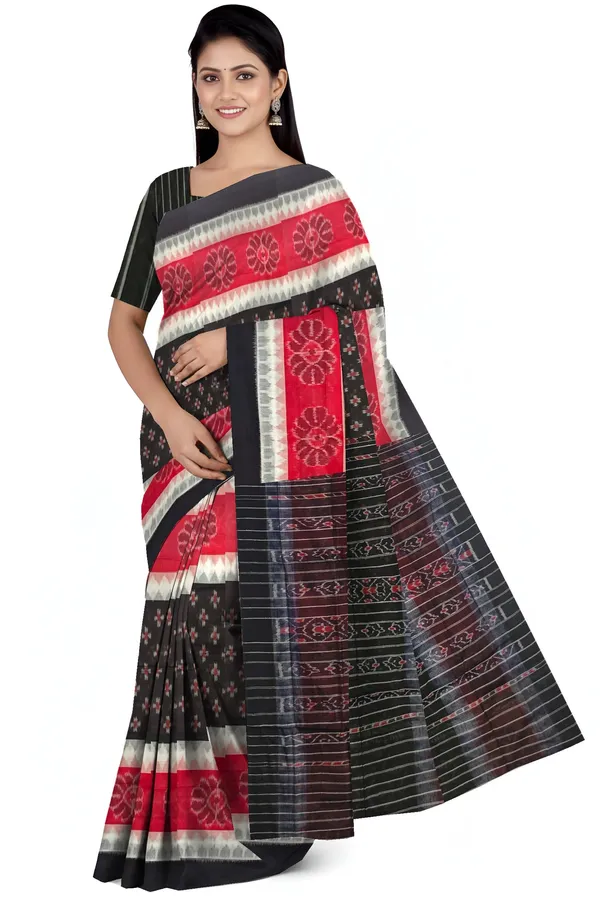 Black_Cotton_Handloom_Mania_Bandha_Katiki_Saree_For_Women