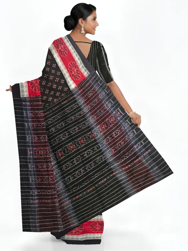 Black_Cotton_Handloom_Mania_Bandha_Katiki_Saree_For_Women