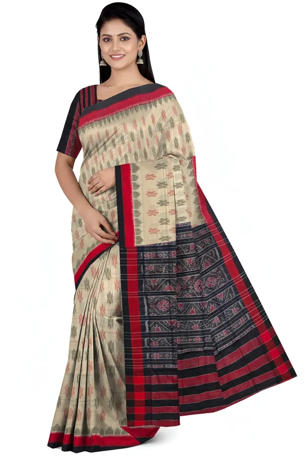 Chandan_Cotton_Handloom_Mania_Bandha_Katiki_Saree_For_Women