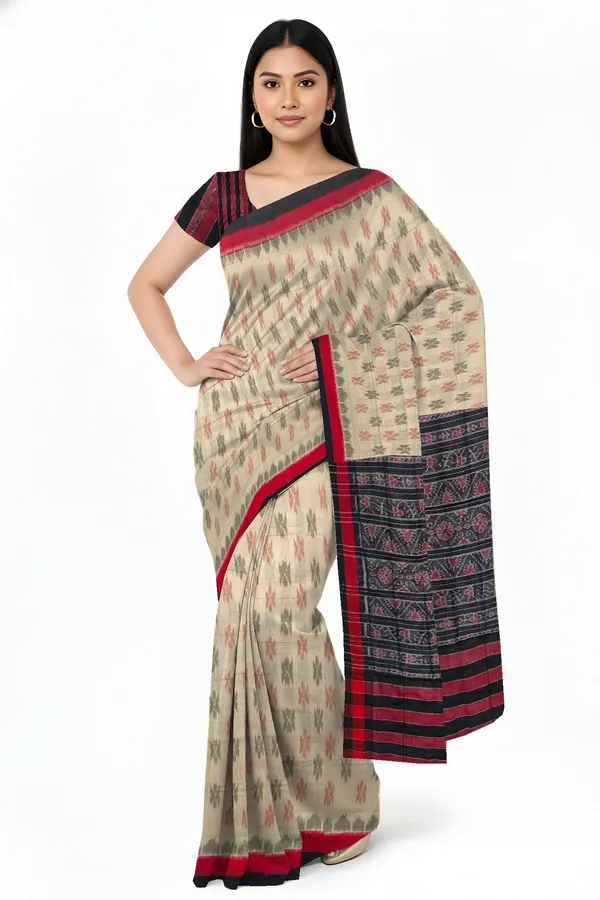 Chandan_Cotton_Handloom_Mania_Bandha_Katiki_Saree_For_Women