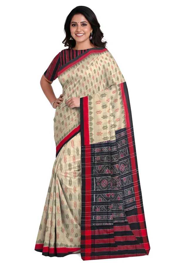 Chandan_Cotton_Handloom_Mania_Bandha_Katiki_Saree_For_Women