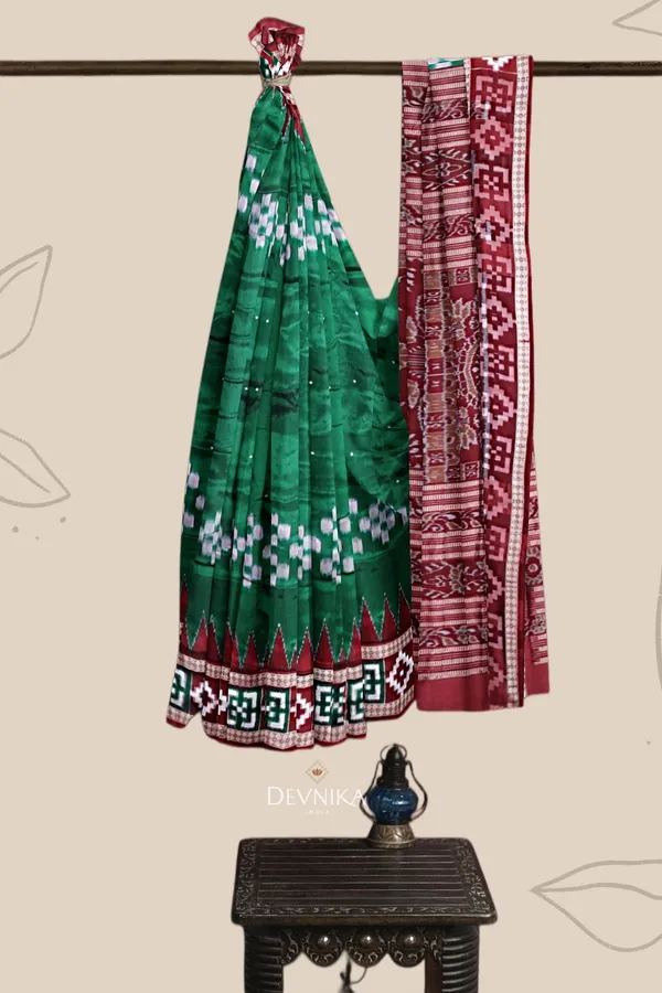 Green_Silk_Border_Pasapalli_Handloom_Saree_For_Women