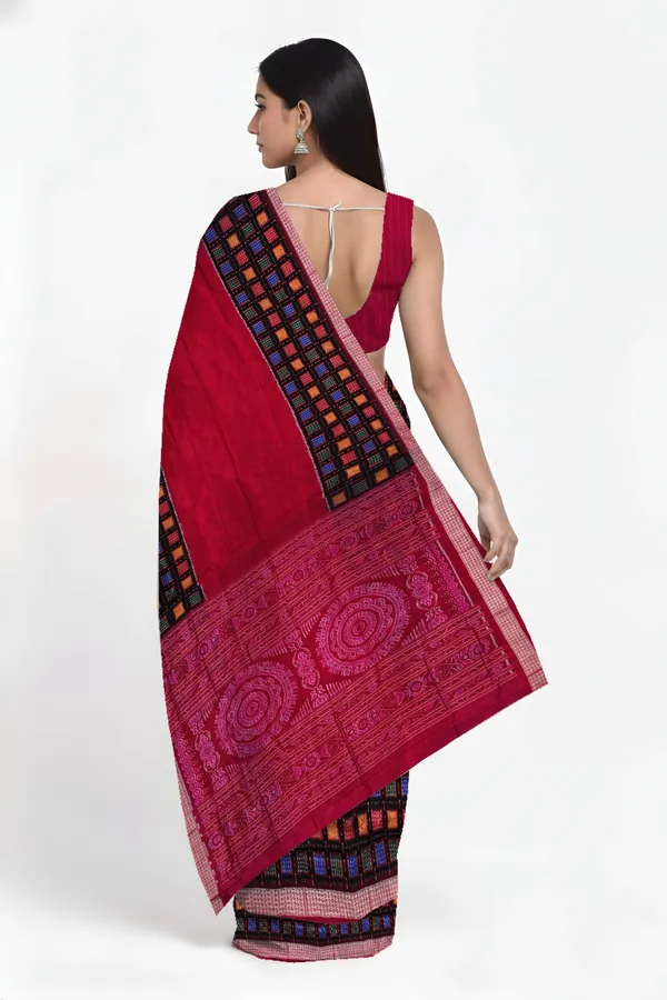 Deep_Magenta_Silk_Handloom_Aswini_Border_Saree_For_Women