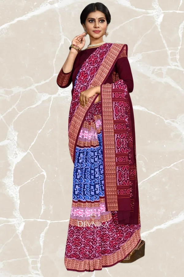 Double_Border_Bandha_Saree_Cotton