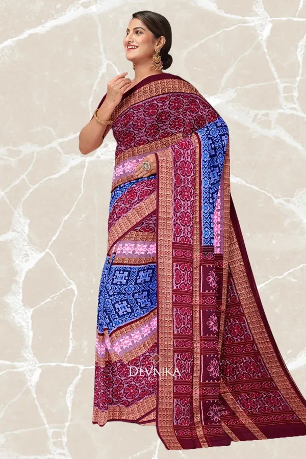 Double_Border_Bandha_Saree_Cotton
