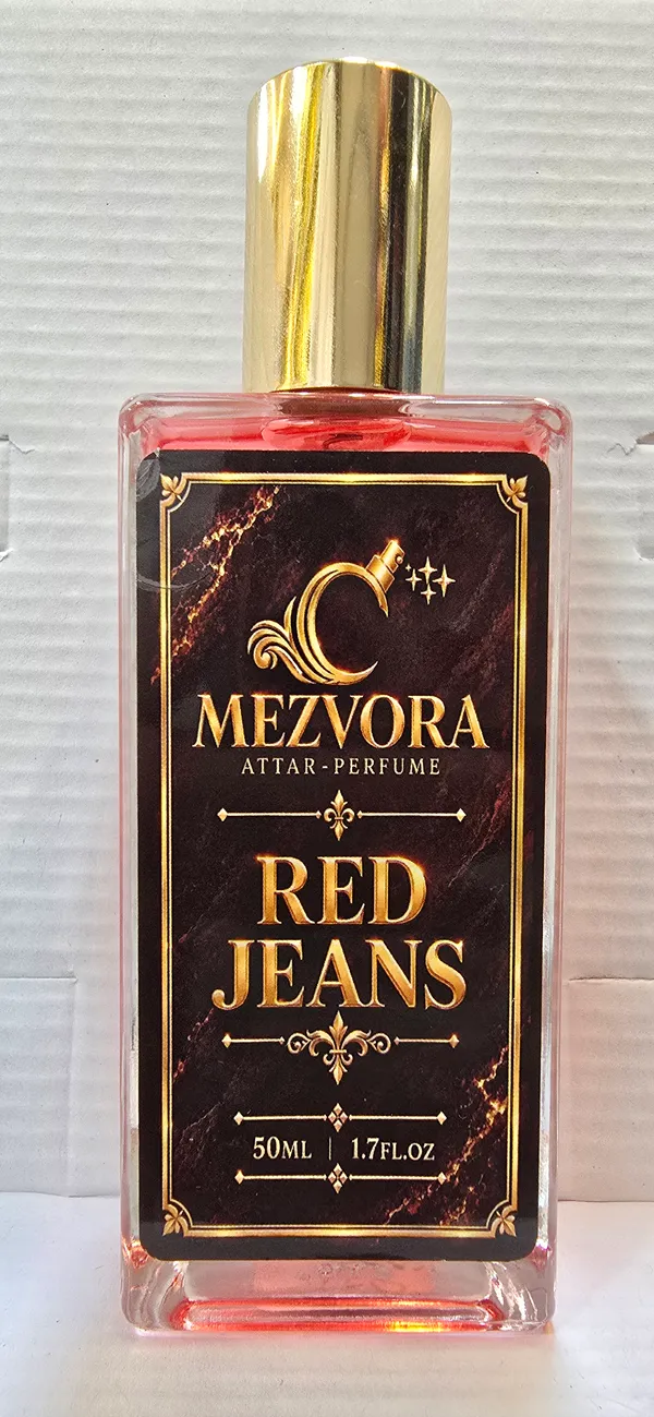 Mezvora_Red_Jeans_Peach_Berry_Floral_Attar