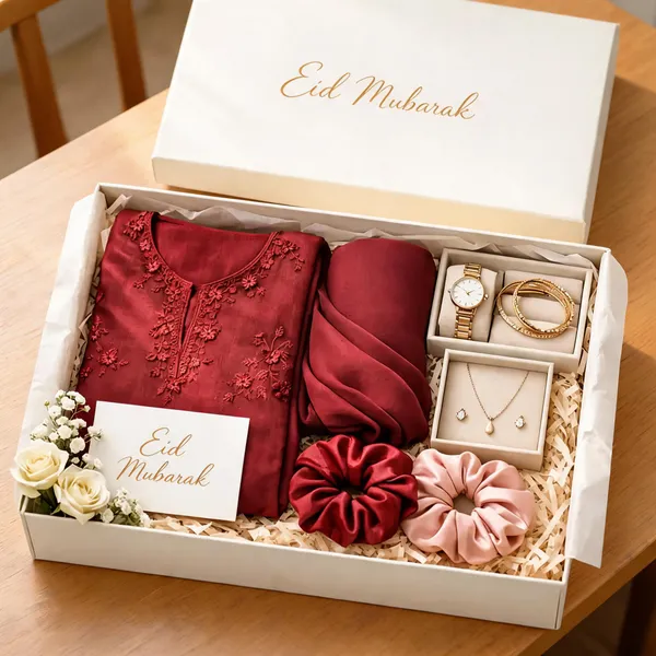 Maroon_Embroidered_Eid_Gift_Hamper_for_Women