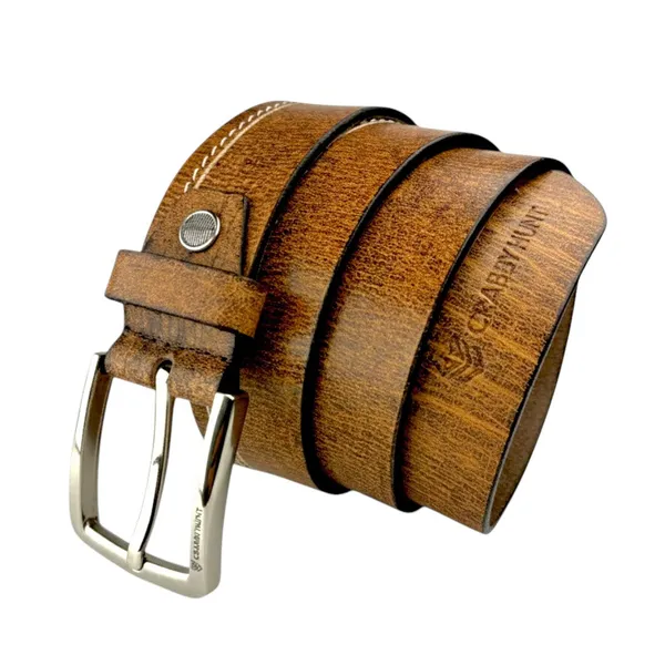 Genuine_Tan_Leather_Belt_With_Stitches_Crabby_Hunt_Tan