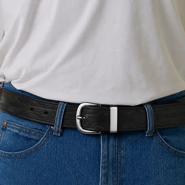 Crabby_Hunt_Black_Patterned_Genuine_Leather_Belt_For_Men_Premium_Quality_Artistic_Design_Durable_Sophisticated
