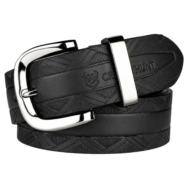 Crabby_Hunt_Black_Patterned_Genuine_Leather_Belt_For_Men_Premium_Quality_Artistic_Design_Durable_Sophisticated