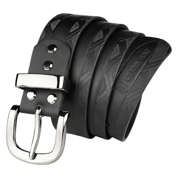 Crabby_Hunt_Black_Patterned_Genuine_Leather_Belt_For_Men_Premium_Quality_Artistic_Design_Durable_Sophisticated