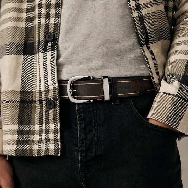Crabby_Hunt_Brown_Genuine_Leather_Belt_For_Men_Dual_Stripe_Design_Premium_Craft