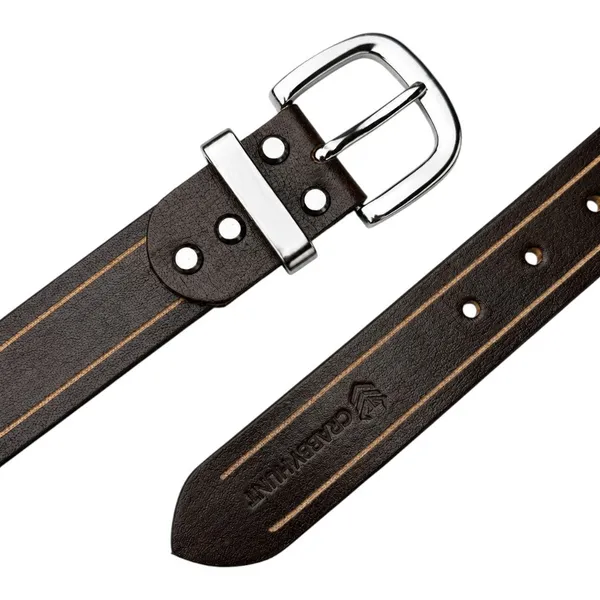 Crabby_Hunt_Brown_Genuine_Leather_Belt_For_Men_Dual_Stripe_Design_Premium_Craft