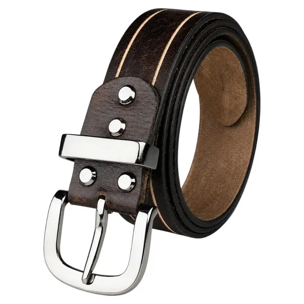 Crabby_Hunt_Brown_Genuine_Leather_Belt_For_Men_Dual_Stripe_Design_Premium_Craft