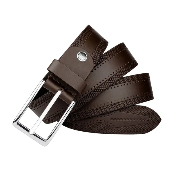 Crabby_Hunt_Classic_Snake_Pattern_Genuine_Leather_Belt_For_Men_Sleek_Finish_Silver_Buckle