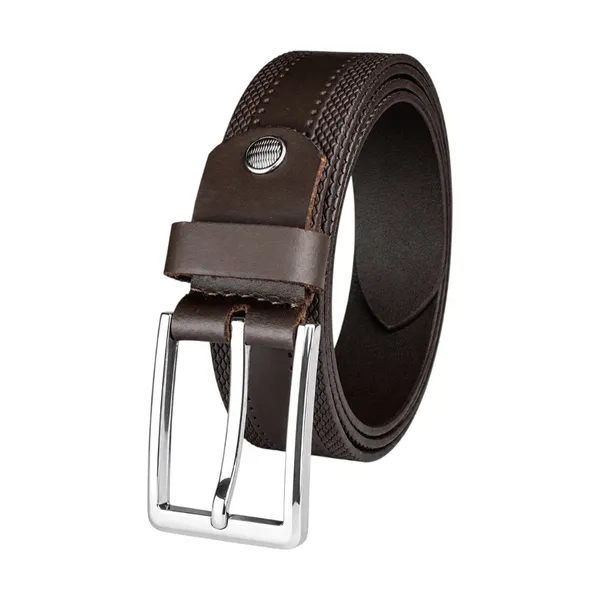Crabby_Hunt_Classic_Snake_Pattern_Genuine_Leather_Belt_For_Men_Sleek_Finish_Silver_Buckle