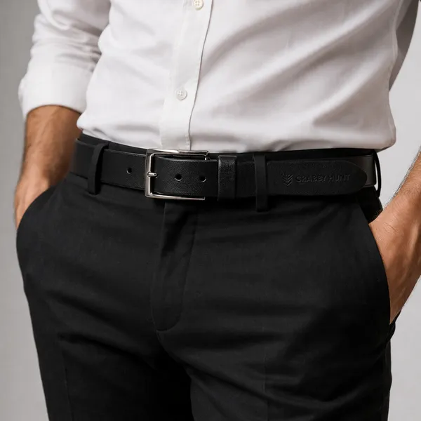 Black_Genuine_Leather_Belt_For_Men_With_Classic_Silver_Buckle_Perfect_Gift_For_Men